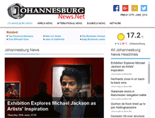 Tablet Screenshot of johannesburgnews.net